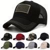 USA Flagg Mesh Baseballcaps Sommer Pustende Hatt Menn Kvinner Taktiske Luer Unisex Hip Hop Caps Utendørs Sport Trucker Luer