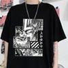 Heißes Anime Neues Cooles Grafikbedrucktes T-Shirt Herren Outdoor Street Cool Rundhals Kurzarmshirt Anime Harajuku T-Shirt