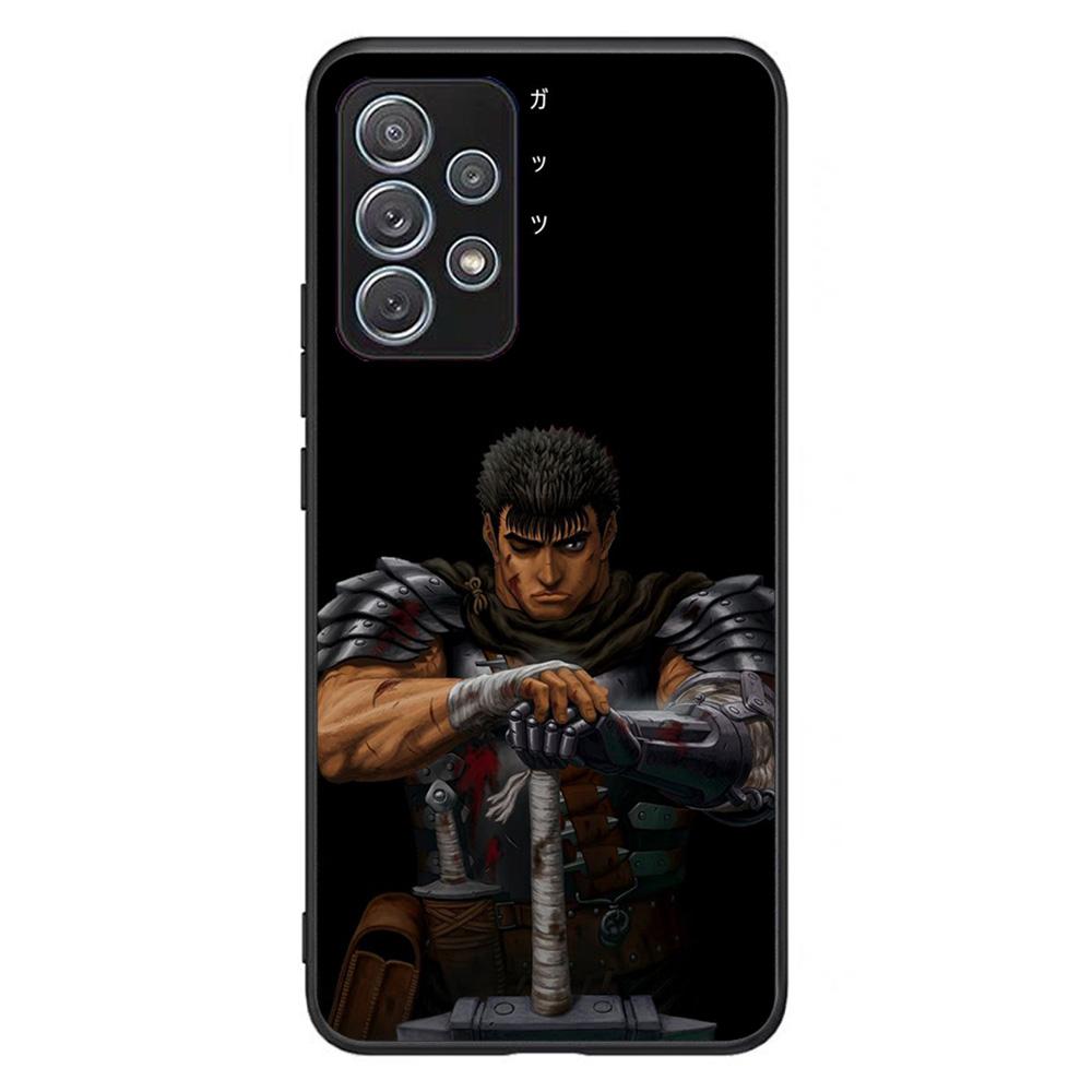 Berserk Guts Anime Phone Case For Samsung Galaxy A03s A10 A20 A21s A31 A40 A41 A42 A50 A51 A52 A70 A71 A72 A32 A82