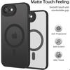 Case for iPhone 17th, with Magnetic Ring and Integrated Camera Protection - Black