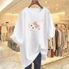 Cotton T-shirt Short-sleeved Women's 2025 New Clothes Summer Foreign Style Half-sleeved Top Summer Wear