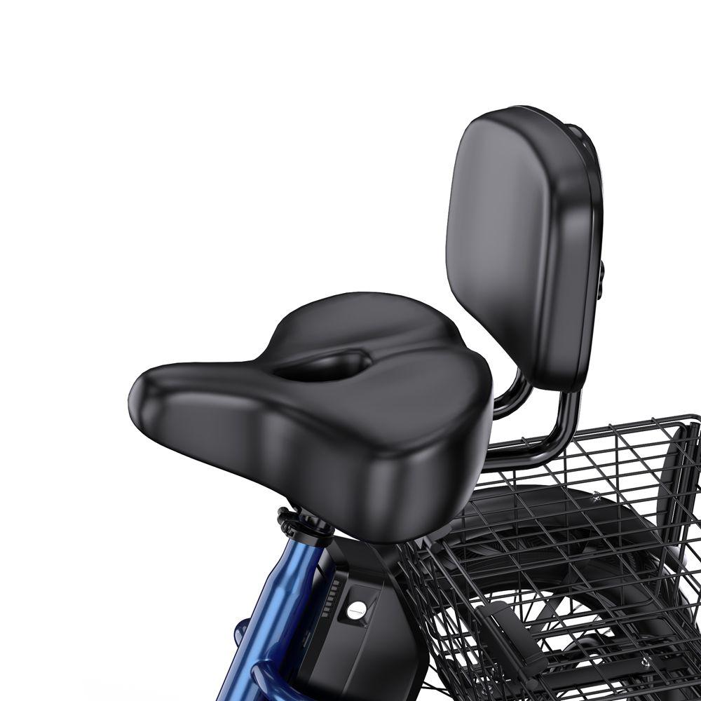 Electric Bicycle Apefox Rh30 18" Tire 500W Motor Urban Electric Freight Bike 48V 15Ah Dual Disc Brakes 7 Speed Max Range 70Km Blue