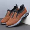 Herenschoenen Effen Kleur Veelzijdig Enkele Schoenen Wandelschoenen Zachtzool Casual Schoenen Wandelschoenen