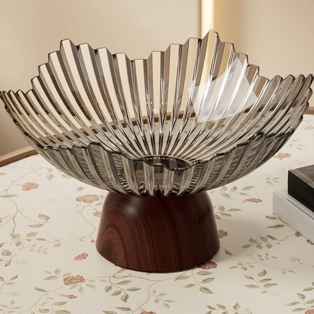 Creative Multi-functional Pedestal Fruit Bowl High-footed Base Plastic Snack Storage Holder Modern Candy Bowl Wedding