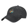 Plant Yellow Blue 7 Fashion Classic Cotton Trucker Hat Summer Dad Cowboy Cap Outdoor Leisure Basketball Caps