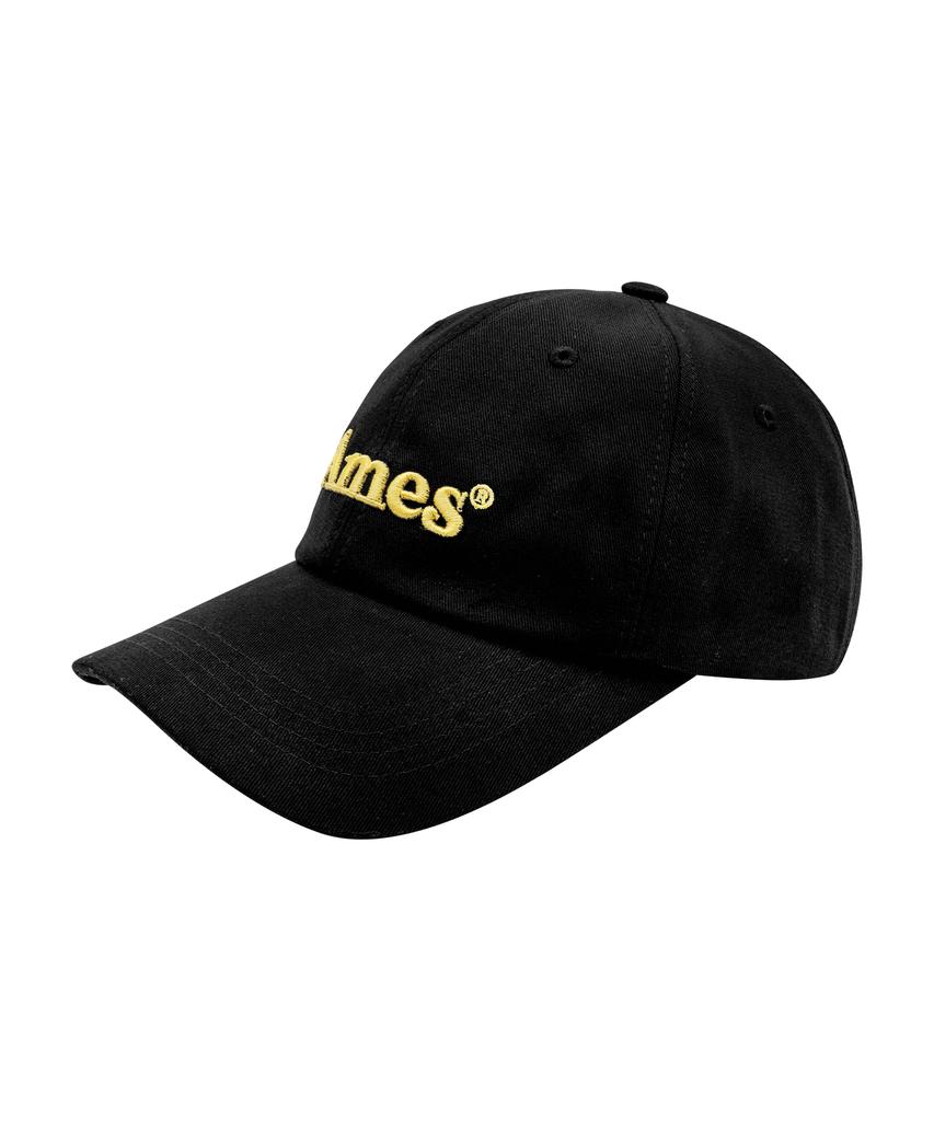 AMES-WORLDWIDE Basic Logo Ball Cap Black(Yellow)