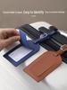 Winter 2022 Multicolor PU Leather Luggage Tag – Anti-Lost Boarding Info Tag for Suitcase