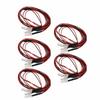 5PCS RC Lights Kit 7.4V 5mm 2 Blue 2 Green LEDs Silicone Wire RC Light Accessory for Traxxas for