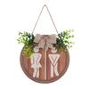 Funny Bathroom Sign Decors Restroom Signs Rustics Farmhouse Wall Art Decors Funny Unisex Restrooms Sign Door Hanger