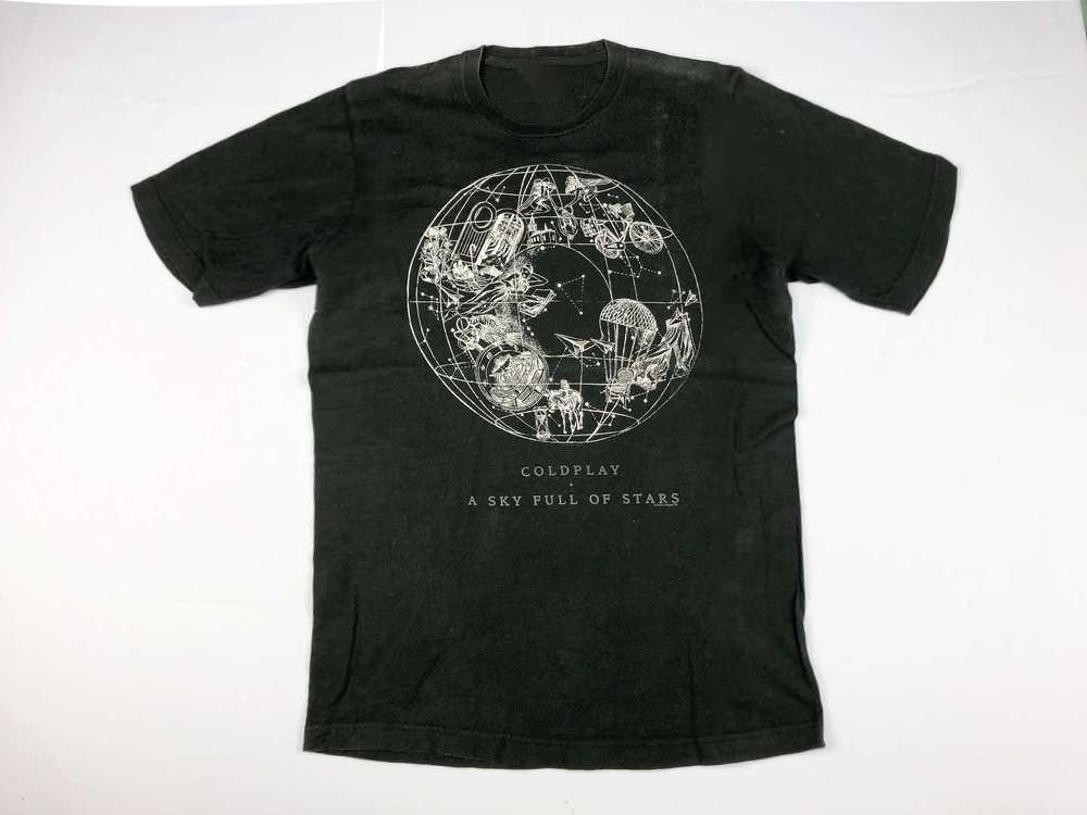 Rock COLDPLAY A SKY FULL OF STAR BAND Unisex Katoenen T-shirt Alle Maten Unisex T-shirt