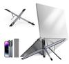 [Extremely Compact and Portable] Adortec Laptop Stand, Lightweight, Stable, Aluminum Alloy, Foldable, Adjustable Angle, Desktop, Portable, Medium Size