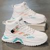 Mode Heren High Top Sneakers Herfst Ademend Luchtkussen Hardloopschoenen Mannelijke Enkellaarsjes Modeontwerper Antislip Tennisschoenen
