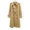 80s 90s Old Trench Coat Beige Women Used