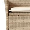 Vidaxl 3-Cz. Juego de Muebles de Jardín con Cojines, Beige, Ratán Sintético