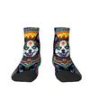 Tag der Toten Spanien Haustier Schädel Print Unisex Atmungsaktiv Verrückt Hip Hop Niedrig geschnittene Socken Geeignet für den Alltag in allen Jahreszeiten