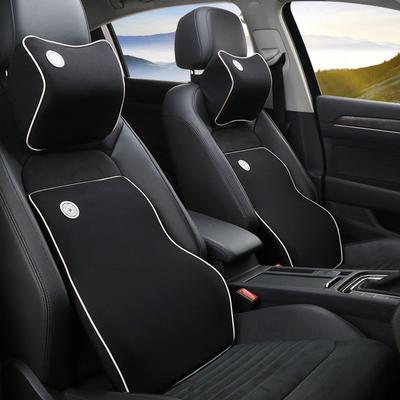 Neck Memory Cotton Pillow Lumbar Support Breathable Car Headrest Waist Pillow Auto Neck Rest Headrest Cushion