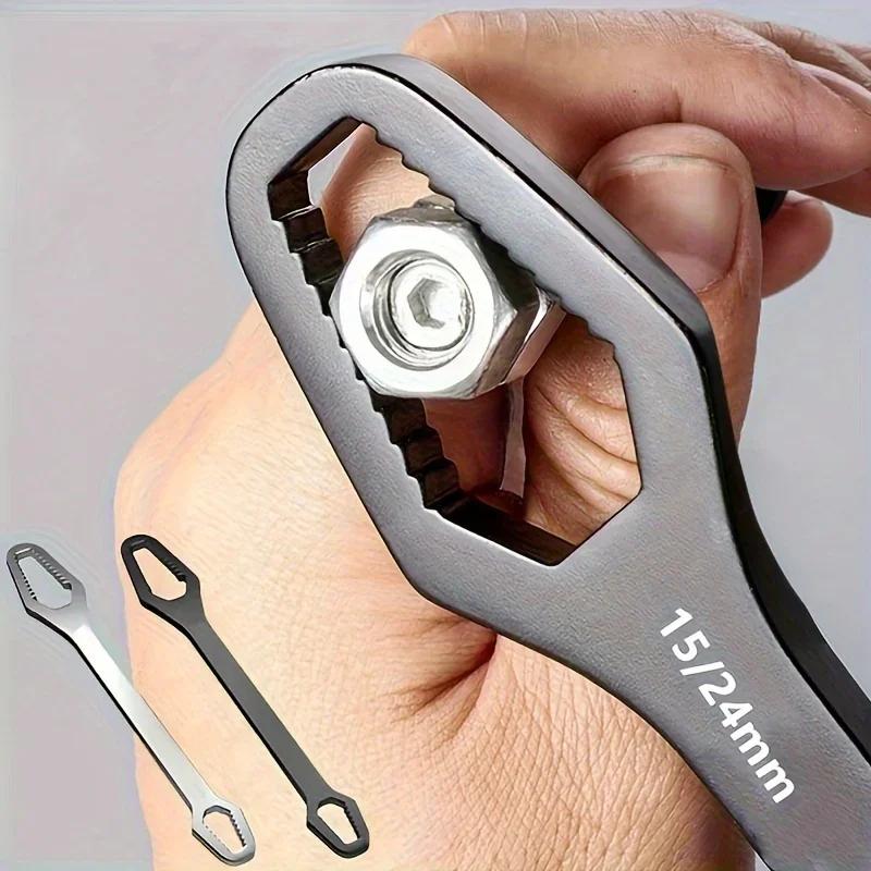 8 To 24 Black Multifunctional Double End Box Wrench Hexagon Double End Solid Wrench Screw and Nut Tool with Various Diameters