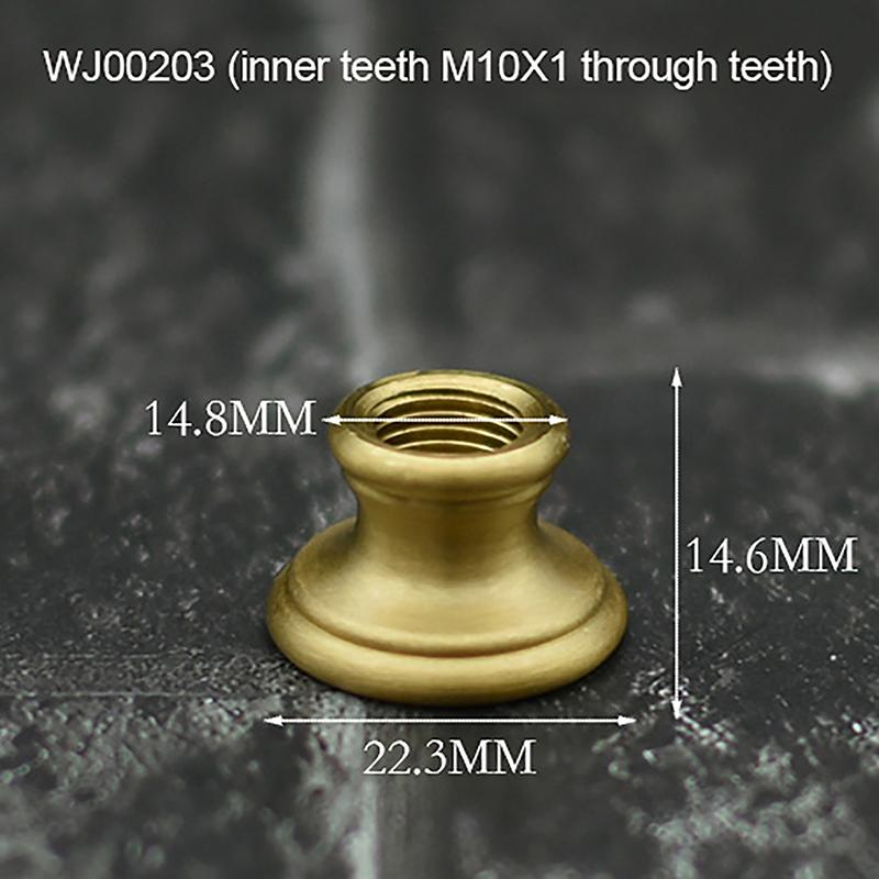Bedroom Table Lamp Body Diy All Brass Decorative Parts I-Shaped Horn Cylindrical Beside Lamp Accessories Assembly Maintenance