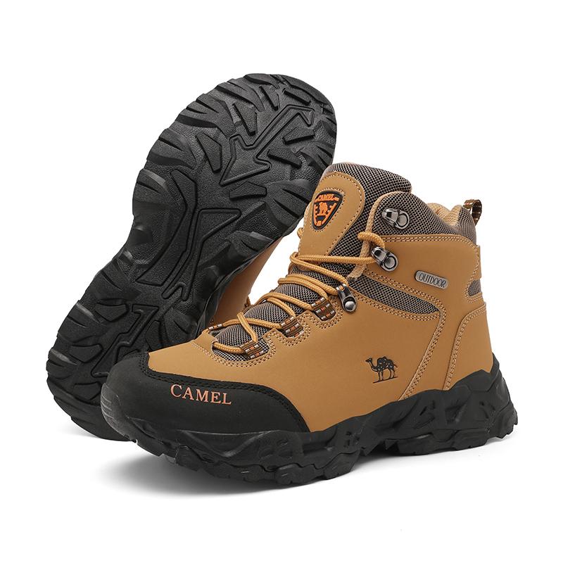 Outdoor Men Walking Hiking Shoes Waterproof Casual Sneakers Anti-Slip Climbing Trekking Shoes Comfortable Man Work Short Boots