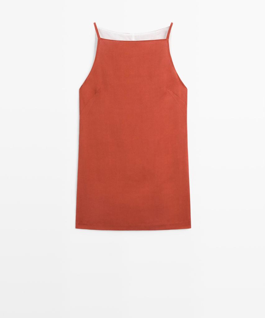 Masimodutti Strap Mini Dress