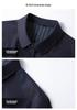 Men's Luxury Milk Silk Lapel Jacket - Spring/Autumn Business Casual Outerwear