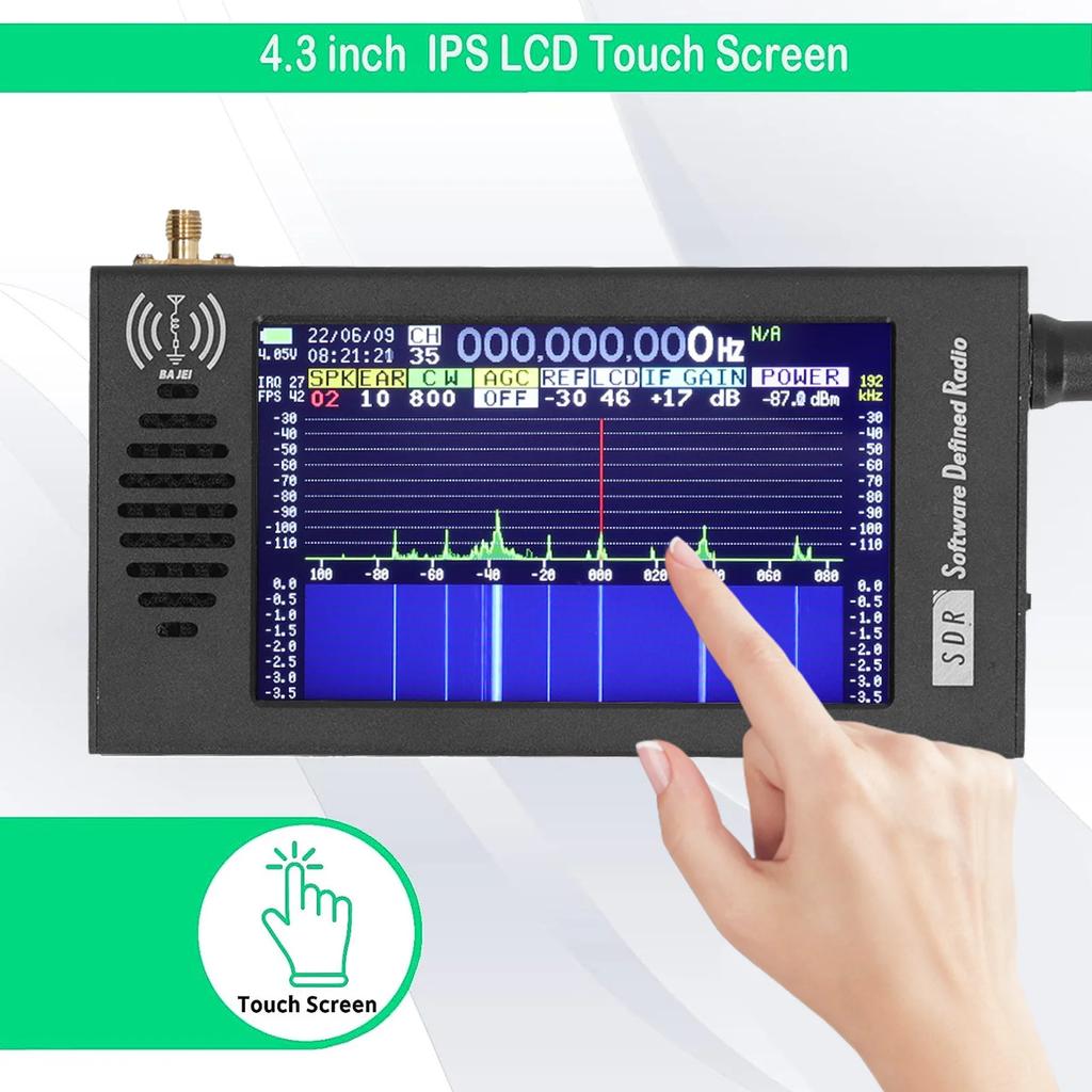 4.3 Inch 100KHz To 149MHz FM MW SSB CW HAM Shortwave Radio Receiver DSP SDR Radio Receiver DSP SDR Radio Receiver Tools