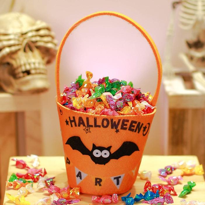 Halloween Trick or Treat Emmer Non-woven Snoeptas Kinderen Draagbare Pompoen Geest Cadeau Tote Tas