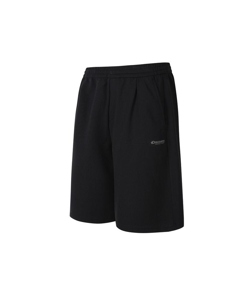 DISCOVERY EXPEDITION Pantaloni scurți de antrenament din tricot cu tehnologie Freshvent pentru bărbați (Negru)