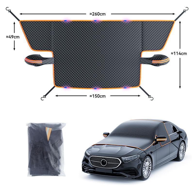 Magnetic Oxford Snow Cover Thick Frost Guard For All Cars Easy Install Durable Winter Ice Protection For Windshield