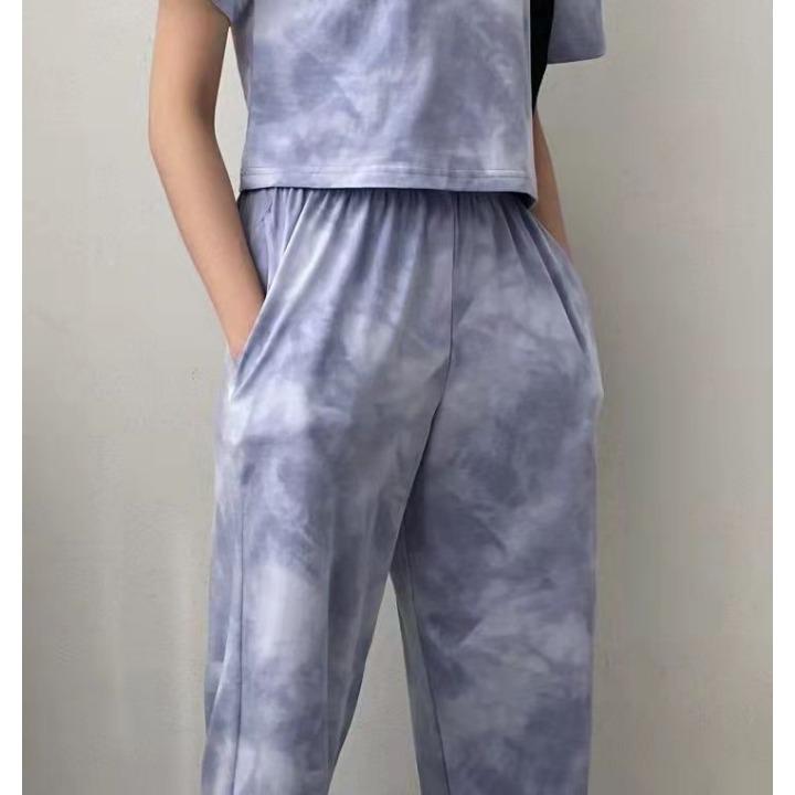 IHUASU Casual and Fashionable Women's Suit for Summer, Non-mainstream Summer Style, Two-piece Set of Sportswear for Women