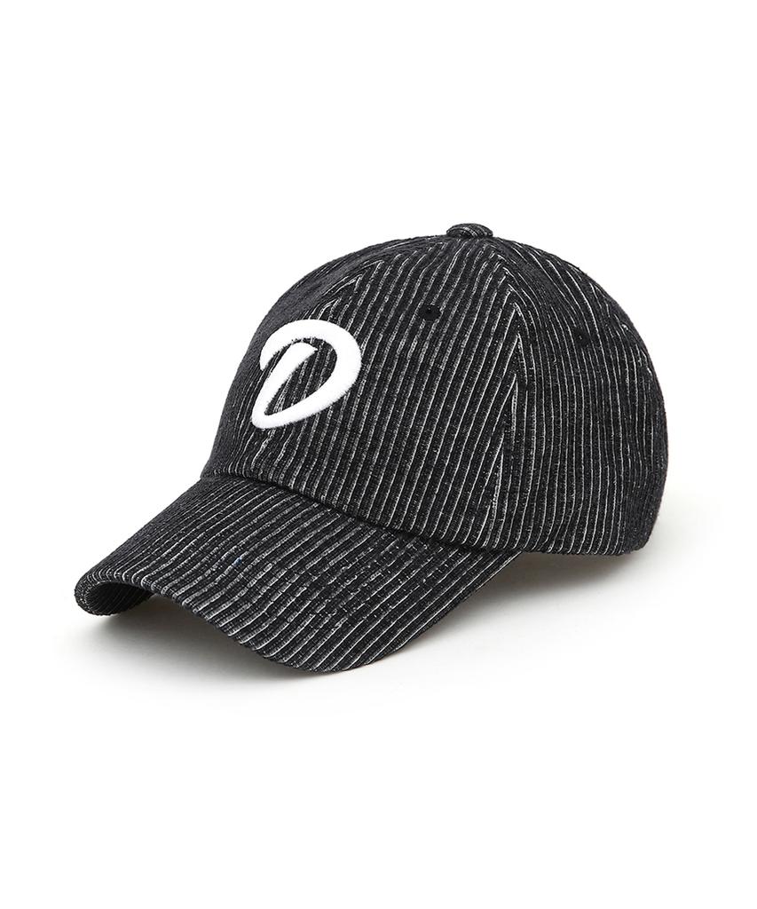 Donpogesmi Dfm Big Size D Corduroy Stripe Black Ball Cap