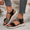 Dames Nieuwe Mode Elegante Sandalen Zomer Nieuw Buitensporten Strand Slee Hak Hoogte Verhoging Dames Comfortabele Schoenen met Open Teen