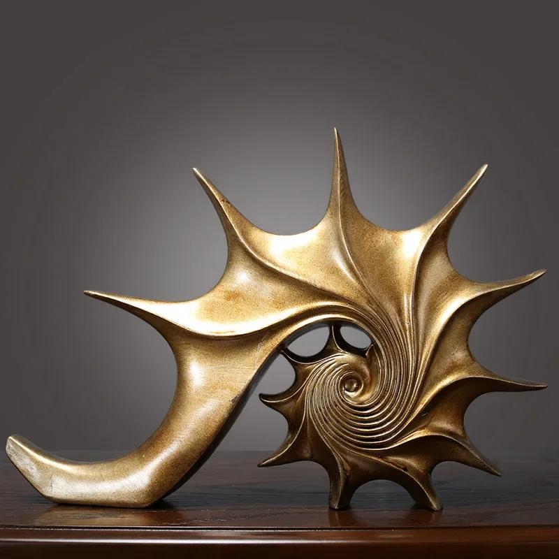 1 Pcs Figure Sculpture Statue Resin Crafts Luxury Housewarming Gifts Abstract Resin Ornaments Modern Home Decoration Creative
