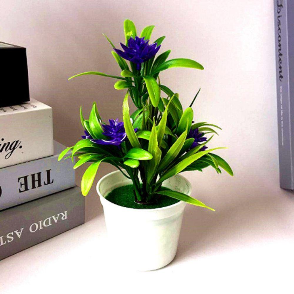 Wedding Party Decortion for Office Outdoor Decor with Pots Fake False Plants Artificial Flower