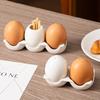 Nouveau pot à épices en céramique en forme d'œuf Contenant à assaisonnements Pot à sel poivre sucre pour cuisine restaurant