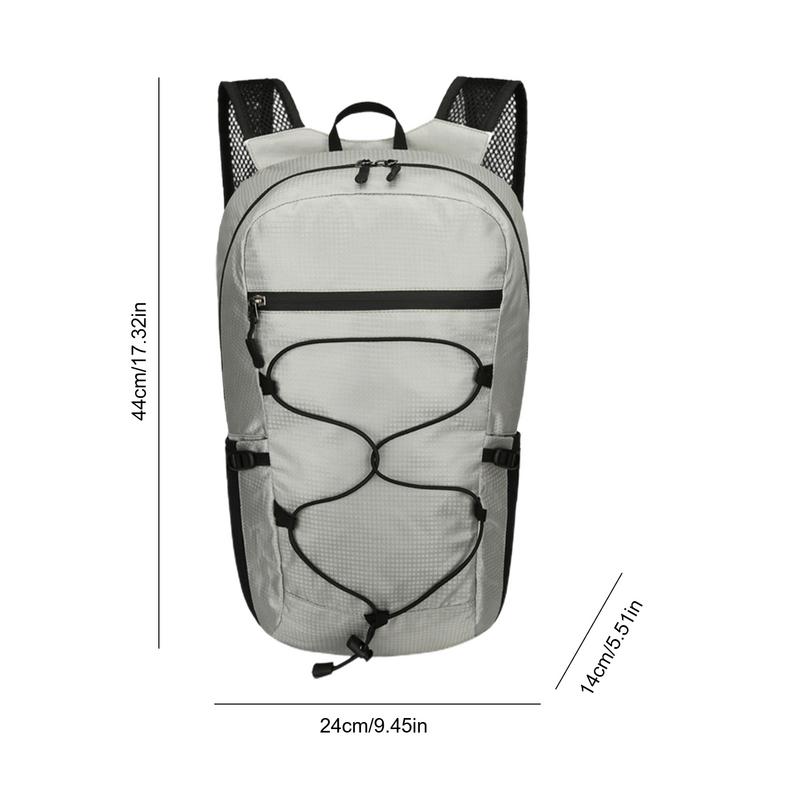 Leichter Wanderrucksack 20L Herren Wanderrucksack für Reisen Faltbarer Bergrucksack Outdoor Reise Tagesrucksack Erwachsene Sport