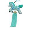 2026 Year of The Horse Charm Chinese New Year Hanging Pendant with Tassel Zodiac Horse Feng Shui Charm for Home Car Decor