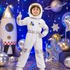 With Gloves Spaceman Costume Jumpsuit Cosplay Costume Dress Up Children Astronaut Costume  Children