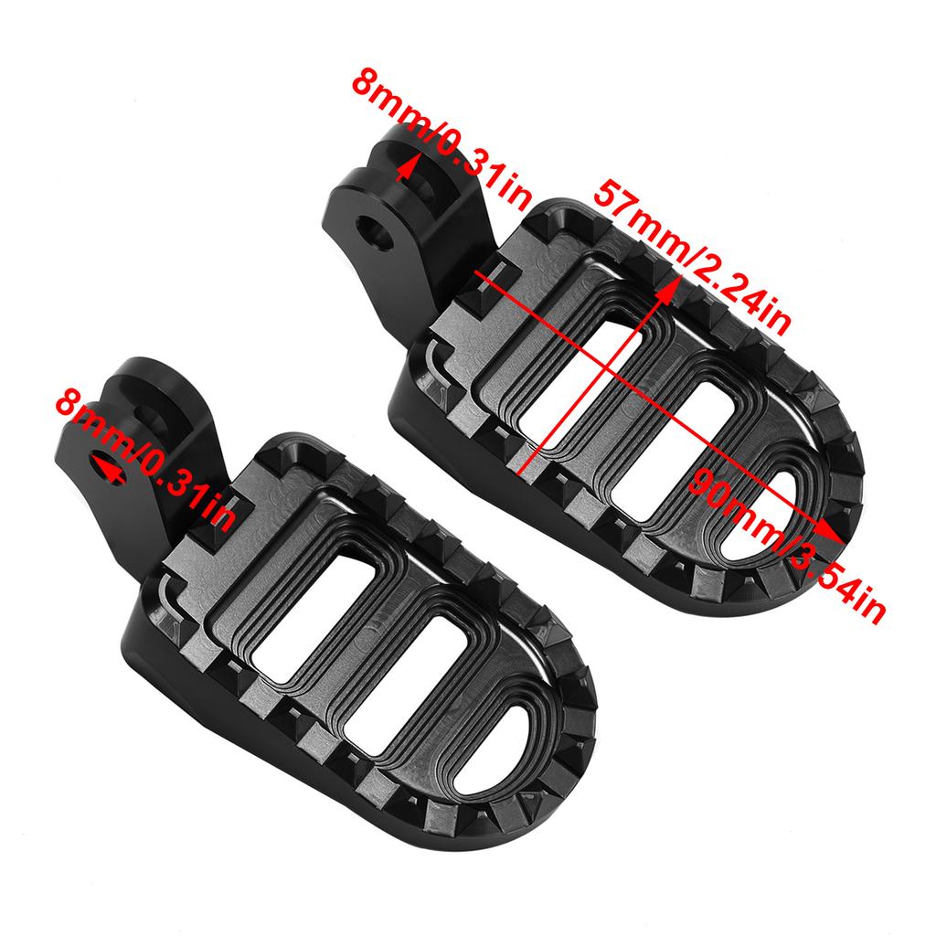 Front Footrests Foot Peg Fit for Bonneville T100 T120 2016-2022