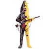 Half-Skeleton Banana Cosplay Costume for Kids Halloween Party Stage Performance Outfit
