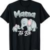 Bientôt Maman Éléphants Pour Baby Shower Révélation de Genre T-Shirt