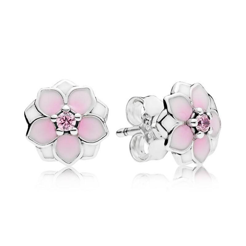 Kenora Jewelry 2023 Popular Women 'S Bracelet 925 Sterling Silver Earrings Suitable For Fashion Diy Bead Necklace Gift Jewelry
