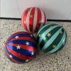 3pcs 2026 22inch Aluminum Film Balloon Large Striped Star 4D Balloon Decoration Balloons KTV Mall School
