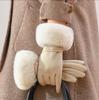 Women's Touchscreen Winter Gloves - German Velvet, Windproof, Fleece-Lined, for Cycling & Driving