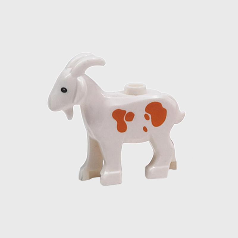 MOC Medieval Castle Orc Soldiers Figures Wolf Chariot Mount Knights King Warrior Elephant Goat Building Blocks Bricks Toys Gifts