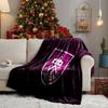 Burnley Football Club Throws Blanket Flannel Blankets Plush for Couch Bed Gifts for Men Women Travel Picnic Blanket Christmas Fan Gifts