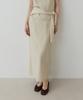 Towave Mills Wrinkle Skirt_Beige
