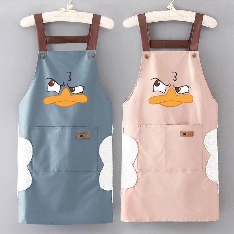 Wasserdichte Ölabweisende Schürze, Heimküche Catering Spezial Arbeit Arbeitskleidung, Unisex Küchenschürze