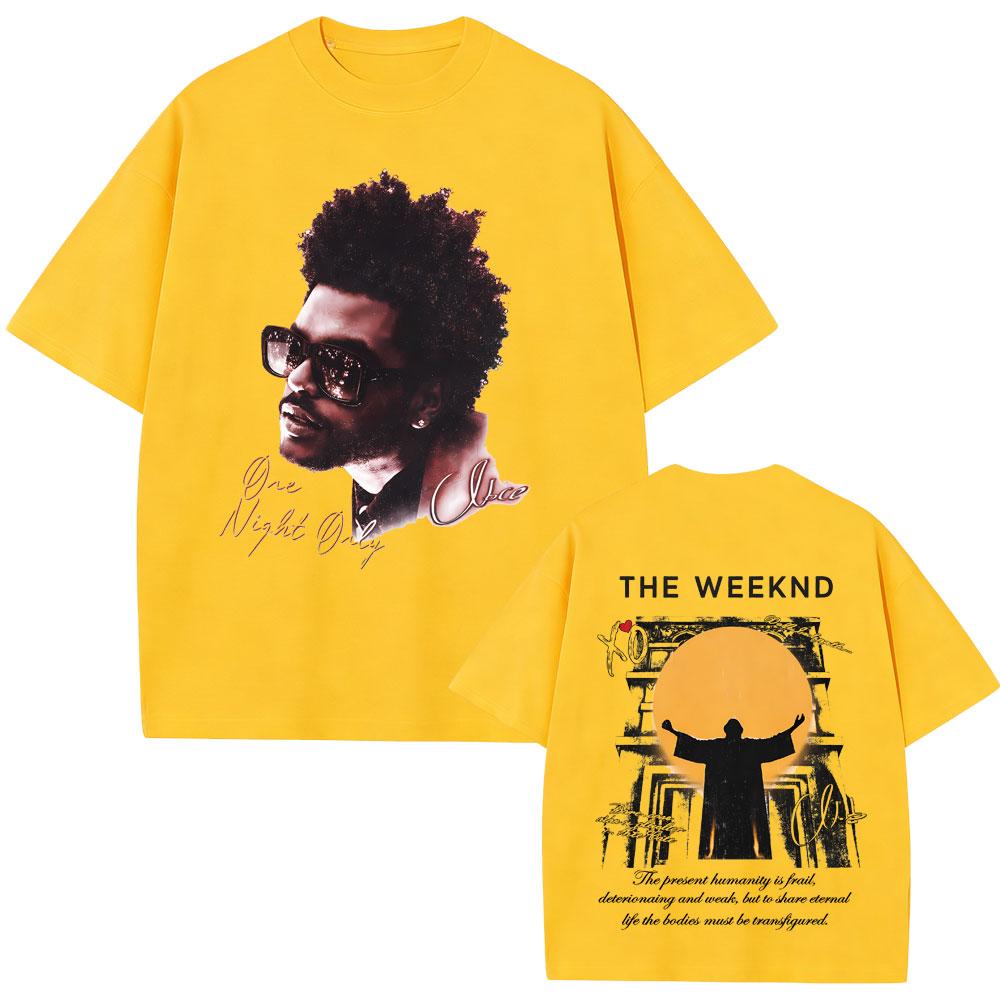 Rapper The Weeknd XO Tour 2026 T Shirt Unisex Women Hip Hop Fashion Pop Music Short Sleeve Tshirt Unisexs Casual Vintage Streetwear