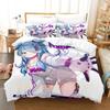 Elira Pendora Bedding Set Single Twin Full Queen King Size Bed Set Adult Kid Bedroom Duvetcover Sets Anime Bed Sheet Set